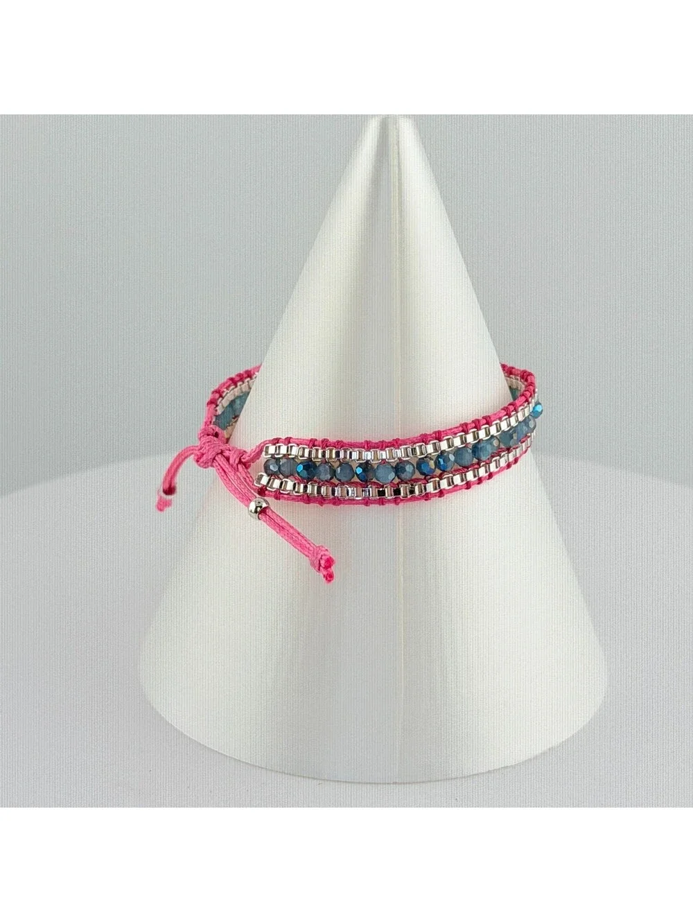 Bomb Party Single Stack Bracelet - on Silver Plating #141